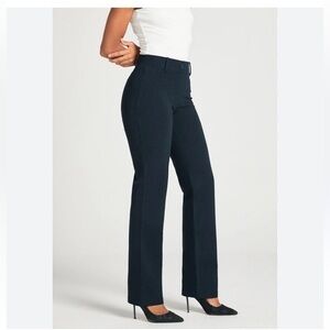 Betabrand Classic Black high waisted yoga dress pants in size 2Xlg